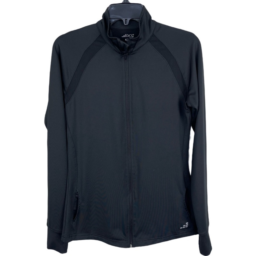 ✅ BCG Woman’s Active Long Sleeve Full Zip Jacket with mesh detail size S